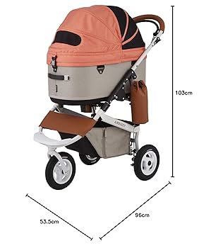 Amazon | AirBuggy for Pet ドーム3 ブレーキモデル ラージ