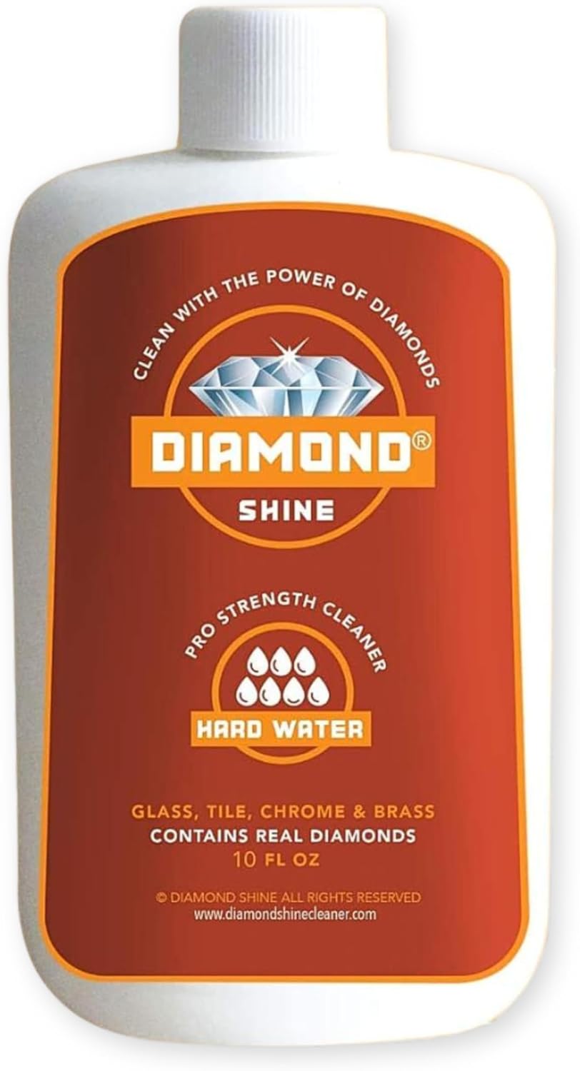 Diamond ShineProfessional Hard Water Cleaner - Lime, Calcium, Rust, Water Spots, Soap Scum - 10 Ounces product image