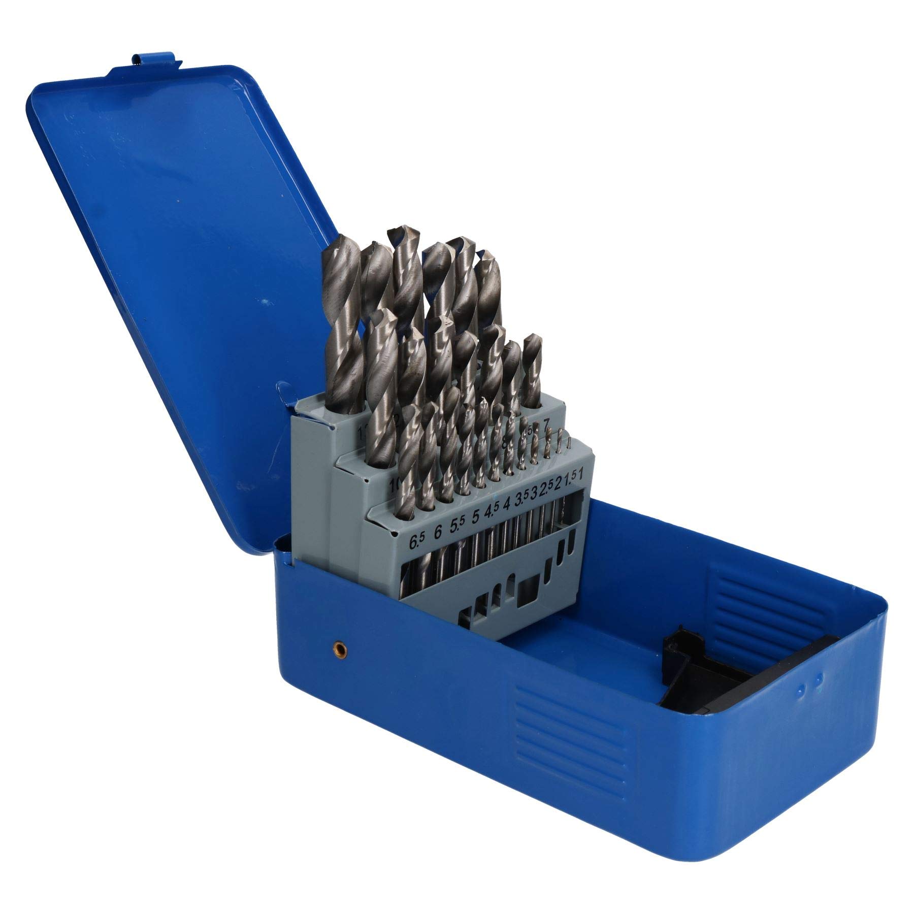 HSS metryczny mm zestaw wierteł do metalowej stali z drewna 1 mm - 13 mm 25 szt. zestaw