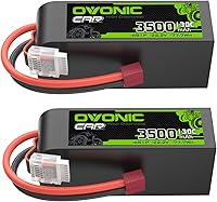 Vista 1 de OVONIC 6S LiPo Batería 3500mAh 22.2V 130C RC Batería con Dean Estilo T Conector