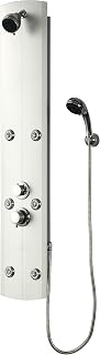 DP Grifería Hidro Punta Cana - Columna de ducha hidromasaje (PVC) color plata