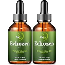 2 Pack Echozen Drops, Echo Zen Liquid Supplement Ear Health Vitamins Advanced Maximum Strength Hearing Support Formula for Tinnitus, Natural Ingredients Premium Wellness Gotas Reviews 4 oz