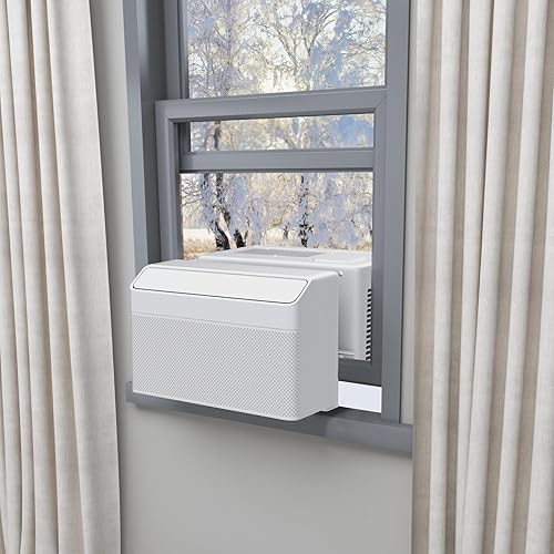 Miniatura 7 de Powrocket Paquete de 2 bloques de espuma para unidades de aire acondicionado en forma de U, bloque de espuma lateral de cortina de CA para ventana