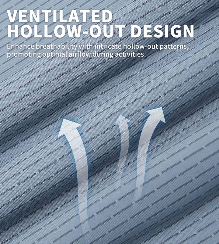 Damipow Premium Golf Shirts for Men Dry Fit Performance Polo Short Sleeve Collared Shirt - Image 6