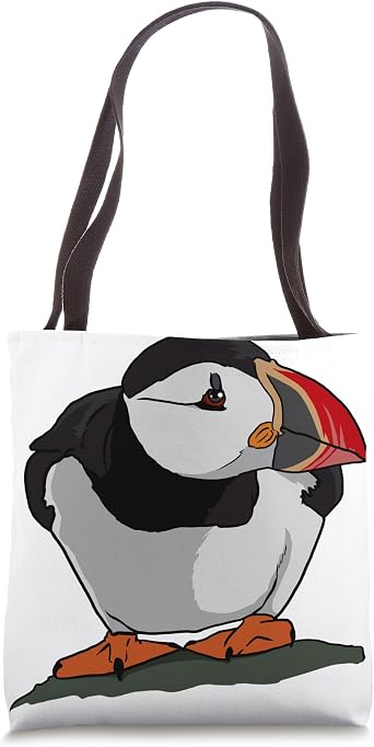 Cute Puffin Baby Gift Idea for Observers Tote Bag