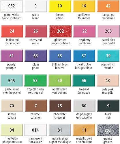 Miniatura 5 de STAEDTLER FIMO - Arcilla de modelado de polímero suave para hornear: kit de inicio de 30 piezas para joyas, esculpir y manualidades para