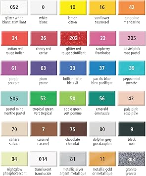 STAEDTLER FIMO Soft Oven-Bake Polymer Clay - Assorted Colors Sampler: 30 x 25g Half Blocks - Starter Kit for Modelling, Jewelry Making, Sculpting, Non-Toxic, Adult Arts and Crafts Supplies & Hobbies