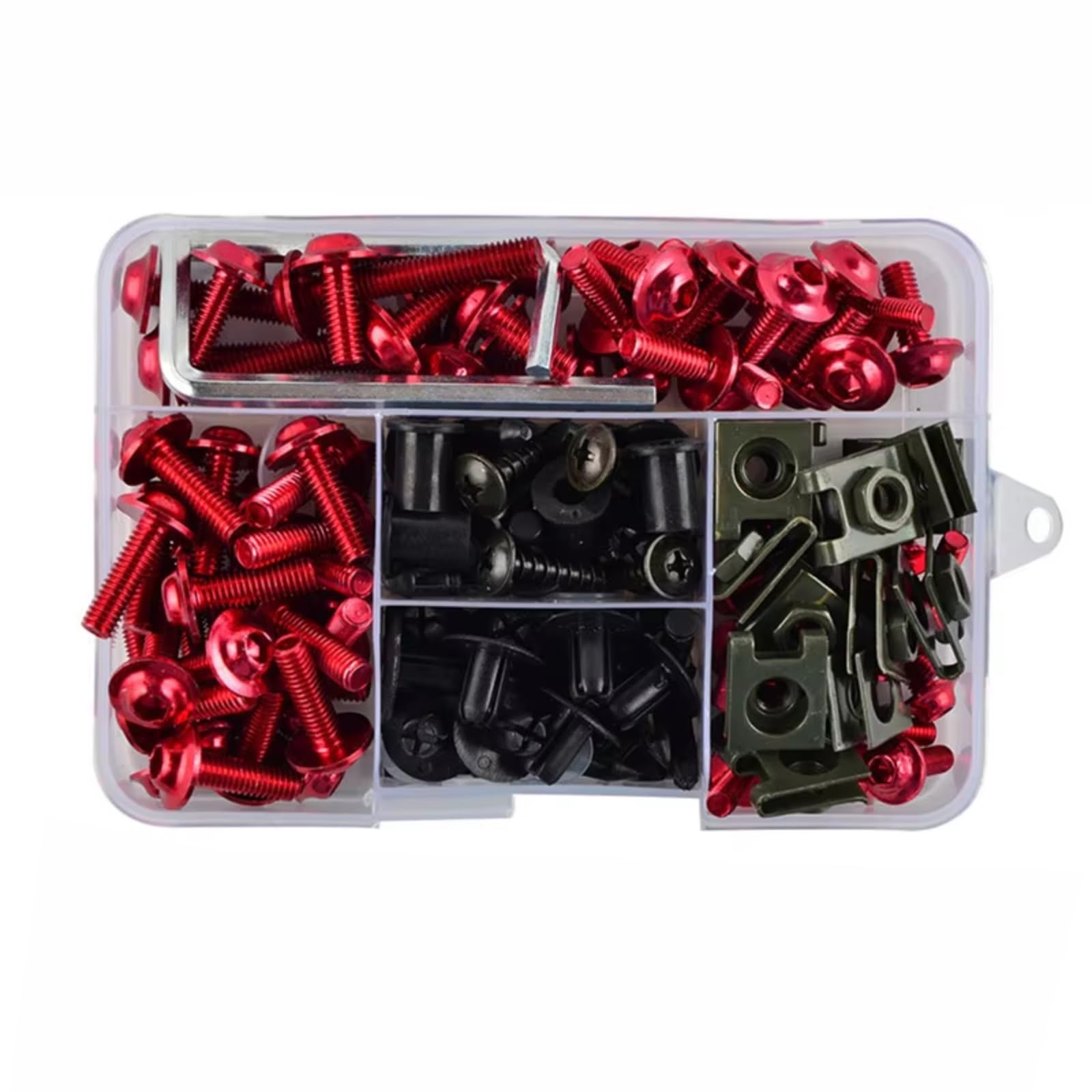 Viti per motociclette Per CBR600RR CBR600 CBR1000RR 195 Pezzi Accessori Per Moto Carenatura Bulloni Viti Kit Dadi Clip Parti Meccaniche Moto