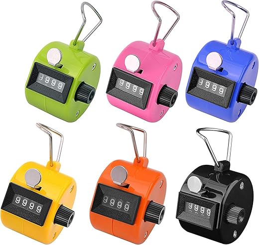 Digitaler Handzähler - Leuchtender Zählklicker Bis 999.999