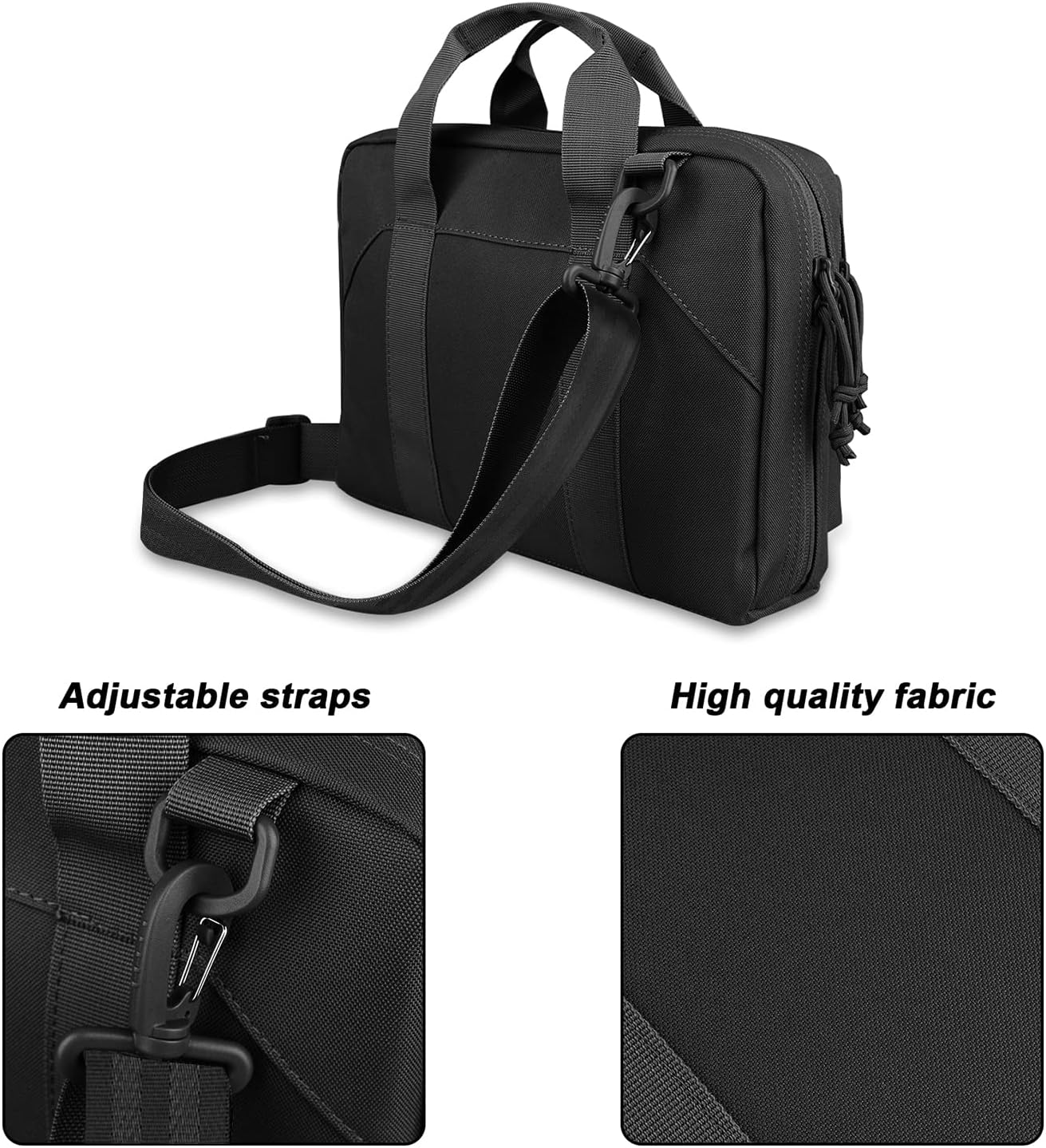 AMYIPO Tactical Pistol Case Hunting Shooting Range Bag Soft Handgun Case Tactical Gun Range Bag - Image 5