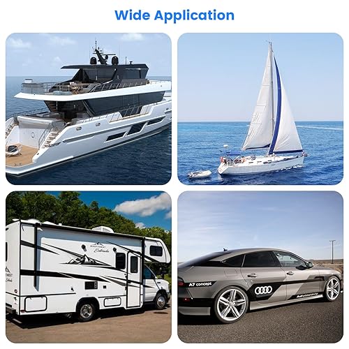 Miniatura 14 de Panel de interruptores marinos, Haoguo Panel eléctrico de barco de 6 bandas con disyuntor, IP67 impermeable, aplicable a barcos, yates, barcos