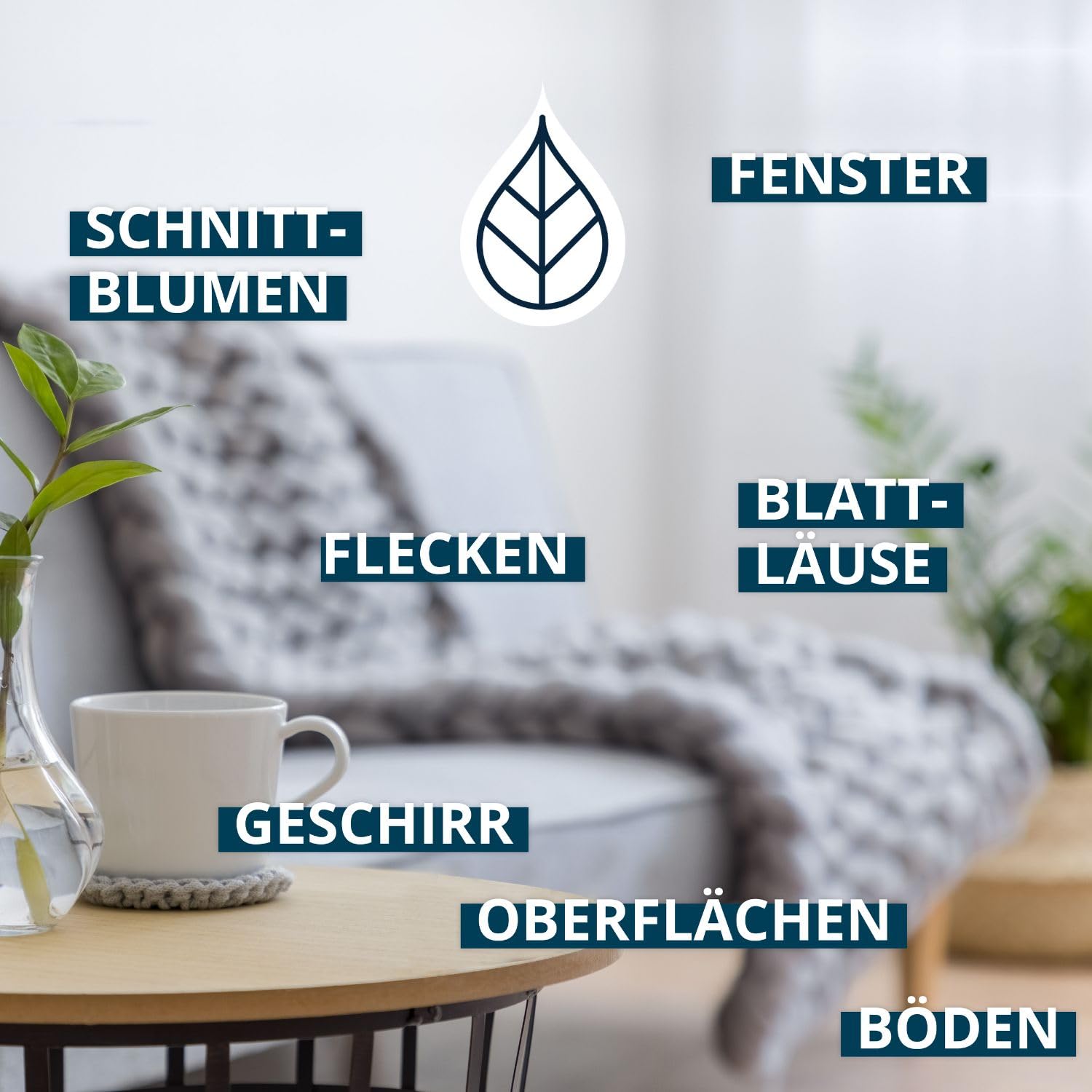 Ha-Ra Fenster-Putz-Reinigungsset I Fensterwischer 32cm I Konzentrierte Vollpflege 500ml I Microfaser Hammer Tuch 68x50cm I Fensterputz Set