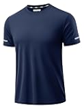MAGCOMSEN Mens Workout Shirts Dry Fit Sun Protection Athletic Short Sleeve Shirt UPF 50+ Gym Running Swim Rash Guard Top