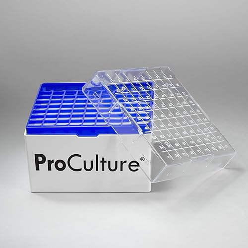 Miniatura 2 de SP Bel-Art ProCulture Caja de almacenamiento de viales criogénicos 81 lugares, para tubos de 0.2 fl oz (paquete de 4) (F18849-0002)