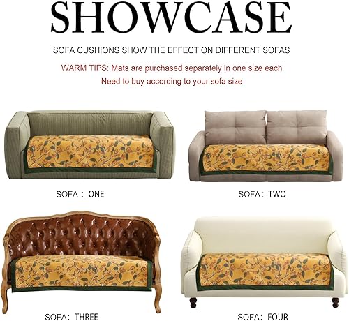 Miniatura 7 de patdrea Funda de sofá de diseño, fundas de terciopelo amarillo floral para banco de cama seccional, fundas de banco de cama de lujo, funda