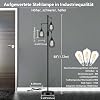 HiBay LED Floor Lamp Dimmable, Industrial Rustic Farmhouse Floor Light for Living Room Bedroom, Standing Tree Lamps Room Decor, 3 x 8W 800LM LED Bulbs Included [Energy Class F]