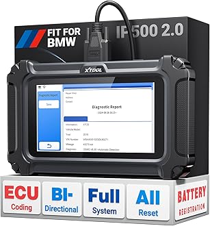 IP500 2.0 for BMW OBD2 Scanner, Full Systems Bidirectional Scan Tool with ECU C0ding, Battery Registration Tool for BMW/MiNi/RR, All Services-(Injector C0ding/BMS/ABS), Lifetime Free Update