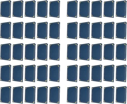 Certificate Holders, 50 Packs Diploma Holders, Certificate Covers with Gold