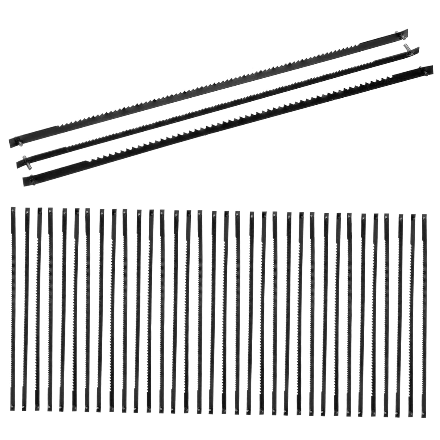 36pcs Blade Jewelers Saw Blades Scroll Saw Supply End for Plastic Wood Foam