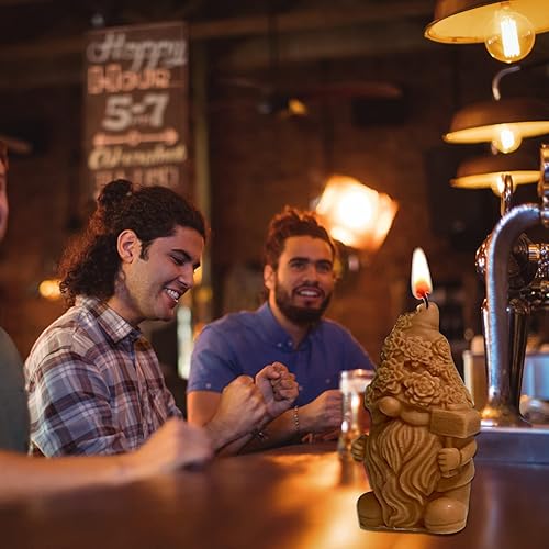 Miniatura 3 de Fogun Molde de resina epoxi de gnomo molde de fundición de jabón 3D moldes de velas bricolaje aromaterapia manualidades decoración del hogar