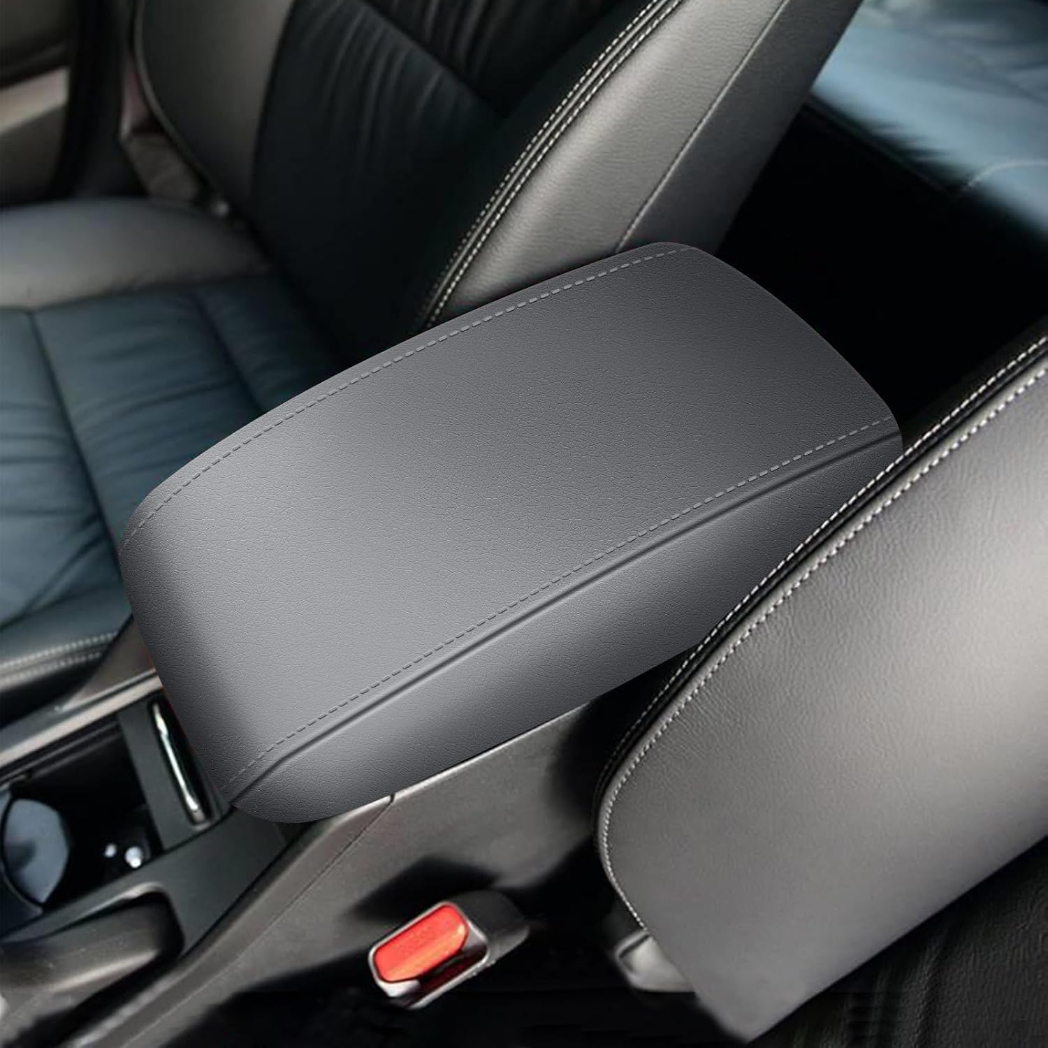 AOMSAZTO Armrest Covers for Honda Civic 2006-2011 Black