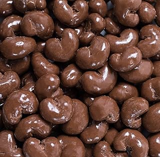 Milk Chocolate Covered Cashews 2-Pound Bag | Bulk Milk Chocolate Nuts | Coated Roasted Cashews for Snacking, Gifting, Office Candy Jars & Movie-Night Mixes