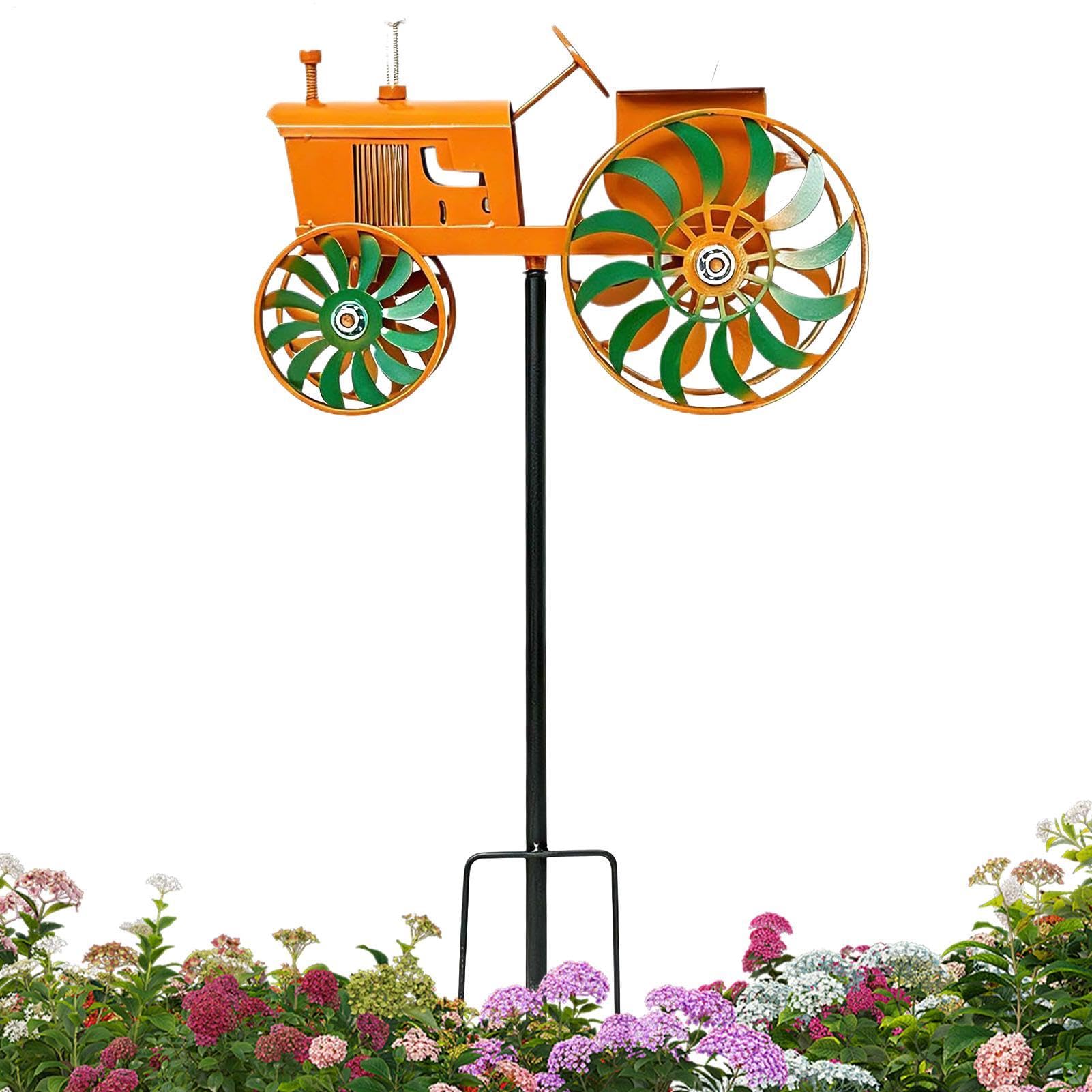 Molinetes Para Jardín Con Estaca Molino De Viento Exterior Resistente | Molinillos de Viento para Patio y Jardín Para Patio Porche Sendero Parque Cumpleaños Evento