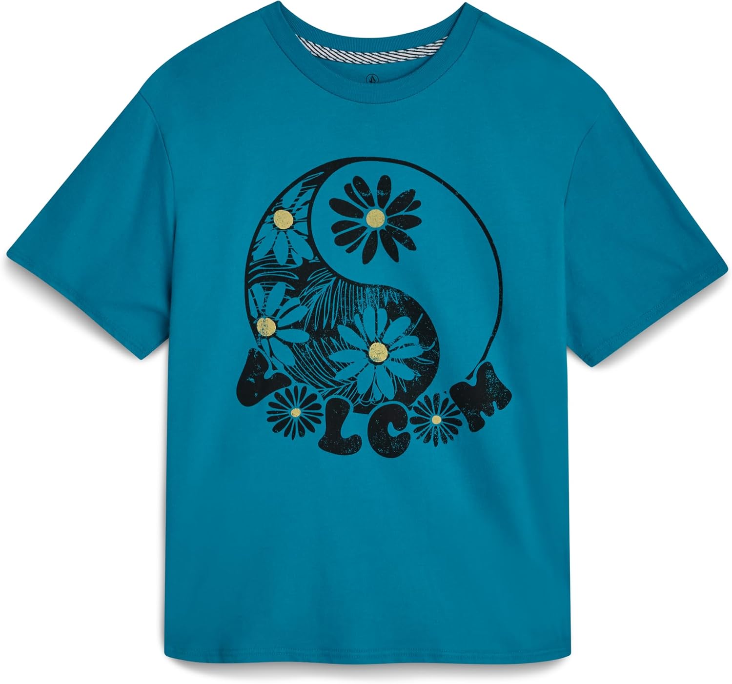 Volcom Girls Shirts - Casual Crewneck Short Sleeve Graphic Tee Trendy Tops - Breathable Girls Summer Clothes