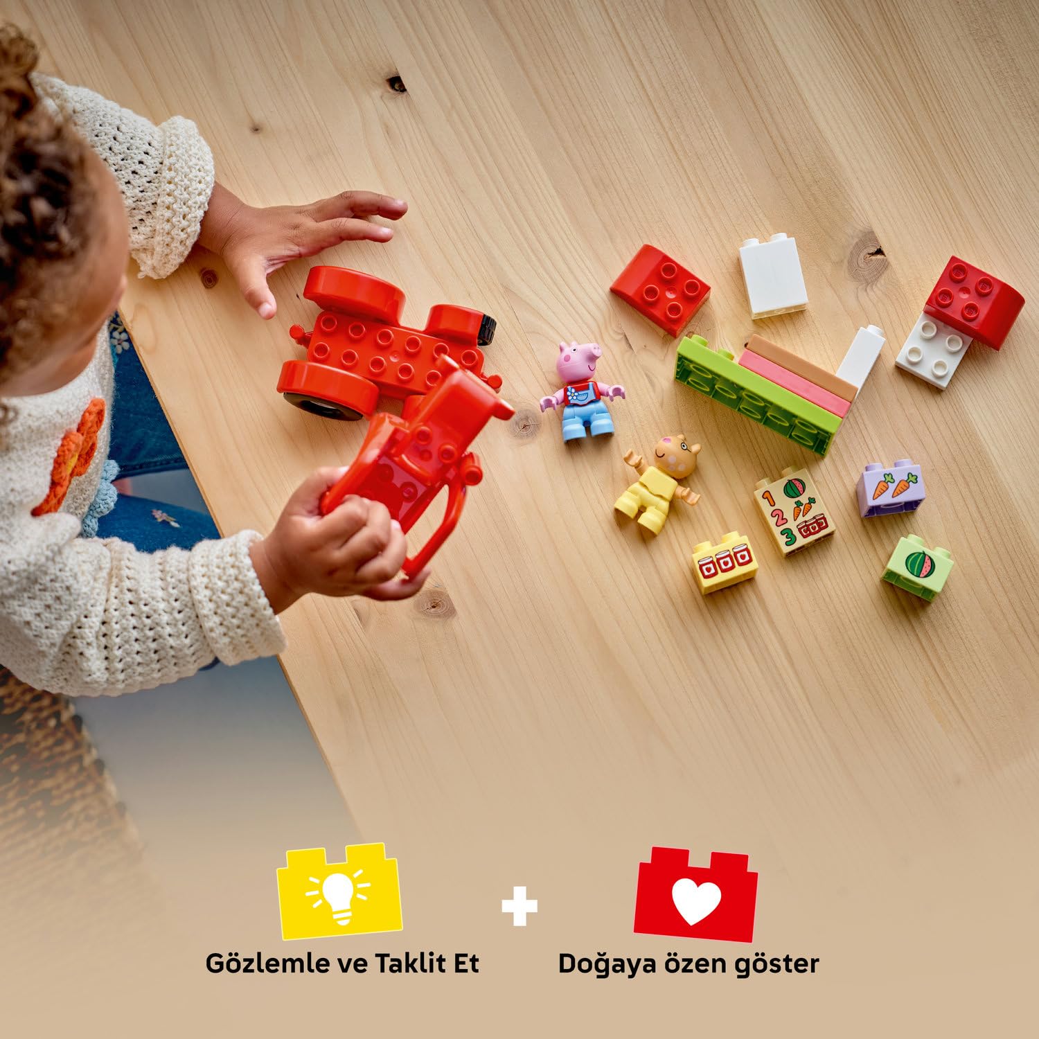 LEGO DUPLO Peppa Pig Traktör ve Pazar 10468