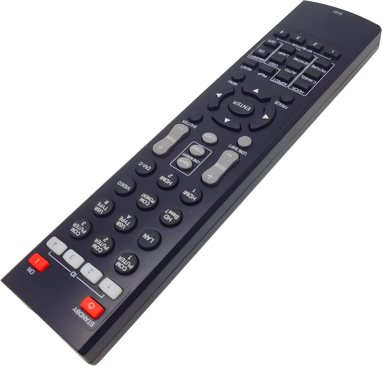 HL02803 Projector Remote Control for Hitachi CP-HD9320, CP-HD9321, CP-HD9950, CP-HD9950B, CP-WU9100, CP-WU9100B, CP-WU9410, CP-WU9411, CP-WX9210, CP-WX9211, CP-X9110, CP-X9111