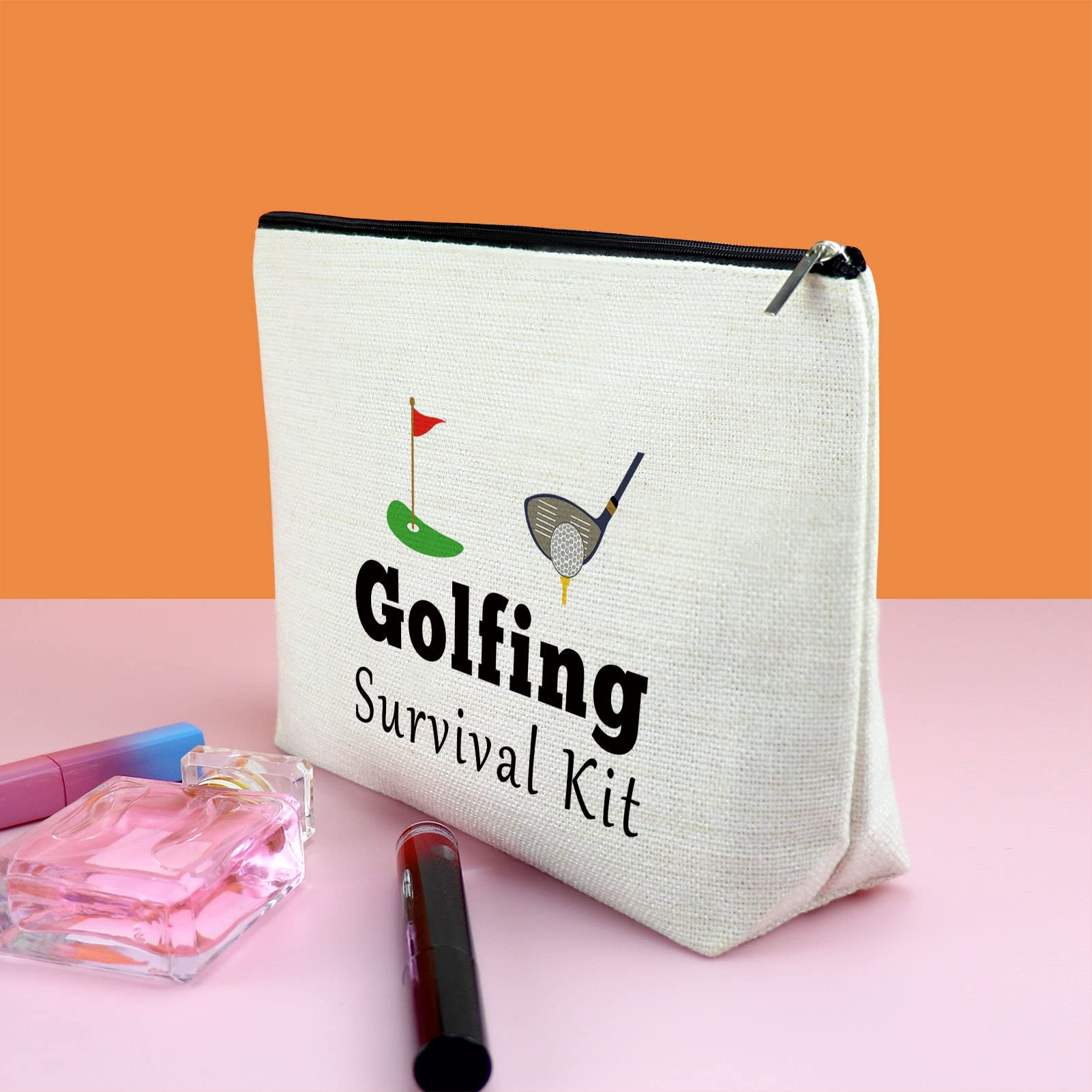 Prezenty golfowe dla miłośnika golfa kosmetyczka torba na kosmetyki dla drużyny golfowej prezenty dla kobiet golfisty prezenty podróżne kosmetyczka dla przyjaciół golfisty kosmetyczka torba na zamek