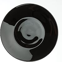 Vista 5 de Patrón simple y simple – Plato para pan/ensalada/cena – Mosser Glass (6 pulgadas, frambuesa negra)