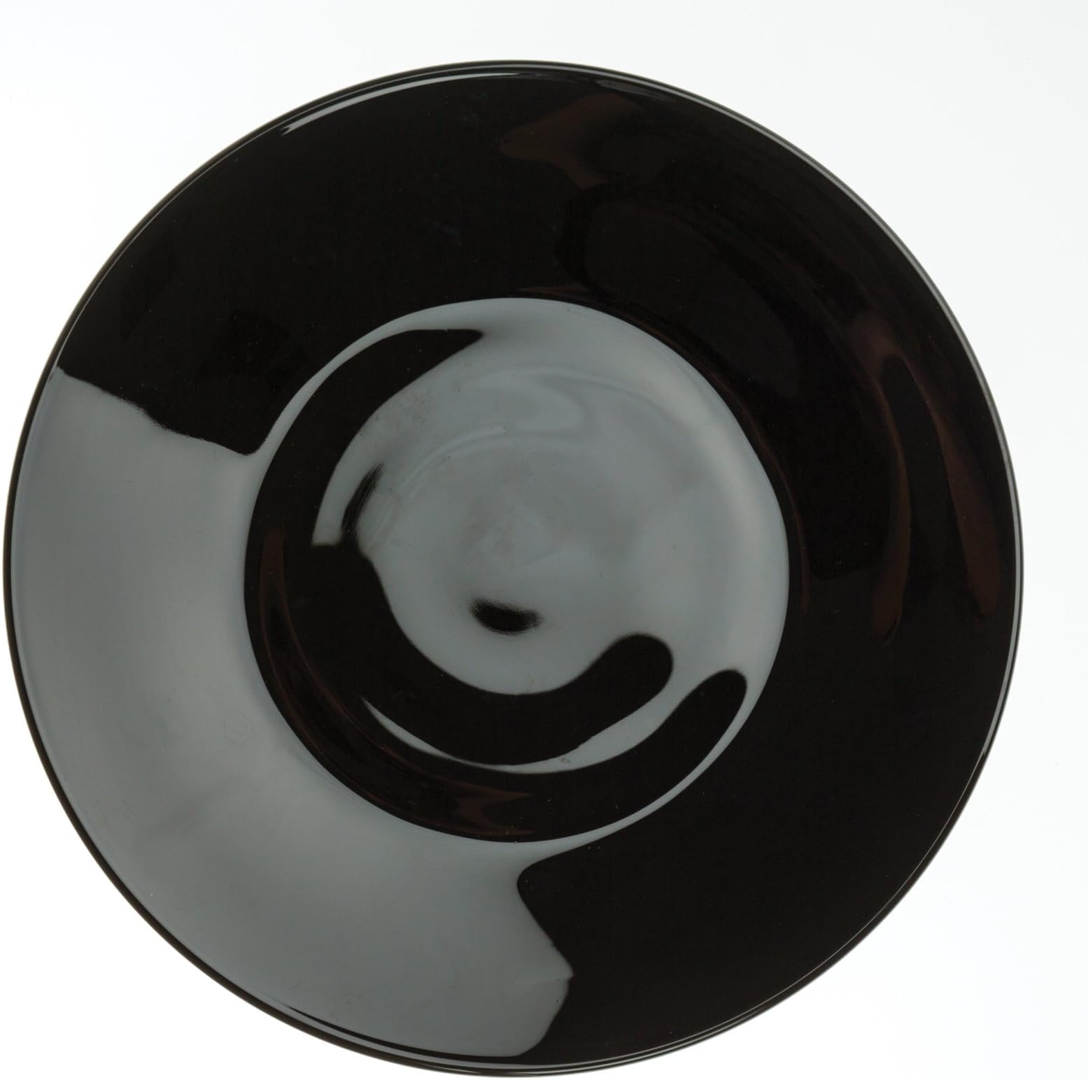 Plain & Simple Pattern - Bread/Salad/Dinner Plate - Mosser Glass (8", Black Raspberry)
