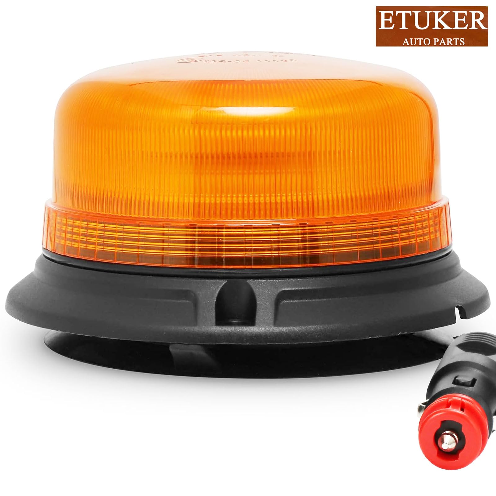 Intermitente magnético amarillo para tractor agrícola 12 V 24 V 3 modelos de flash con ECE R65 R10 E9 intermitente estroboscópico naranja luces emergencia coche
