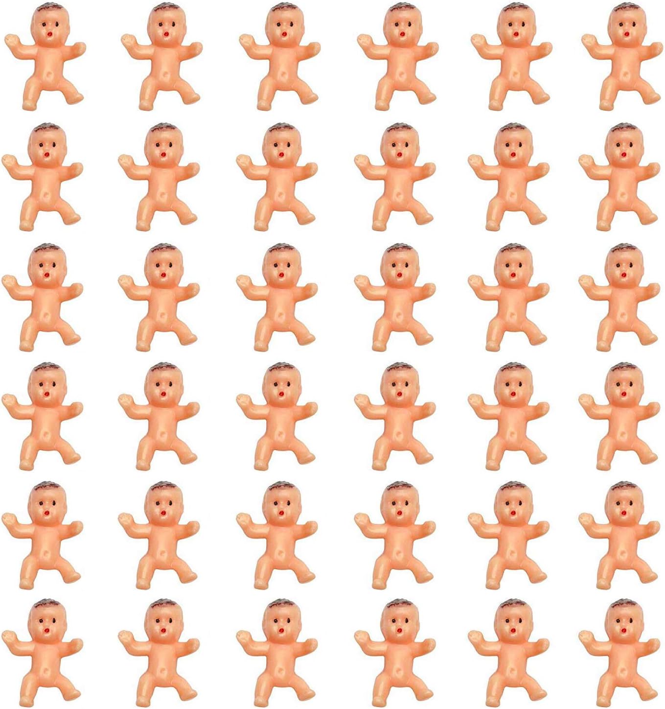 My Water Broke Baby Shower Ice Cubes Game 1" Tiny Plastic Babies for 36 Players