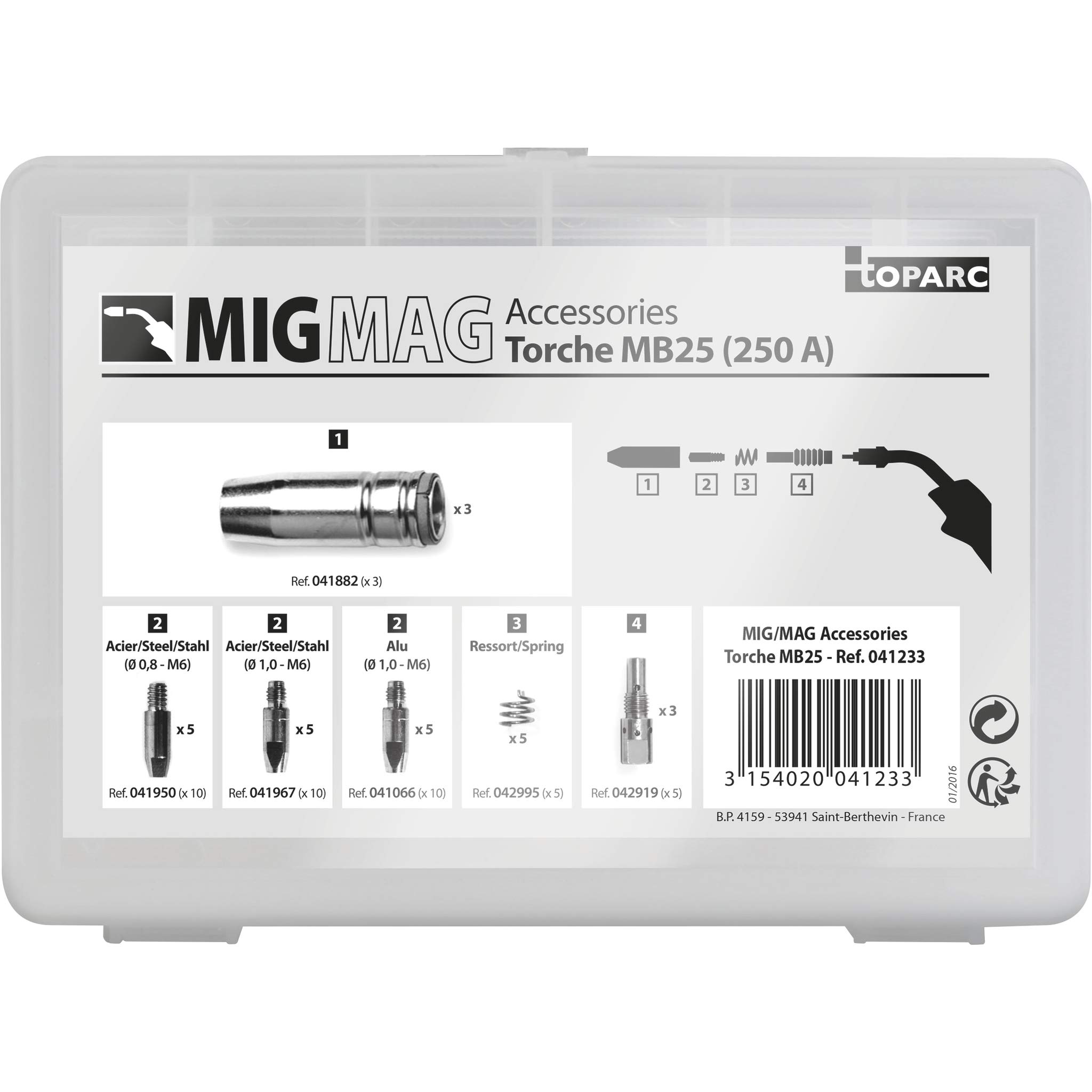 Abratools - Caja soldadura mb25 250a