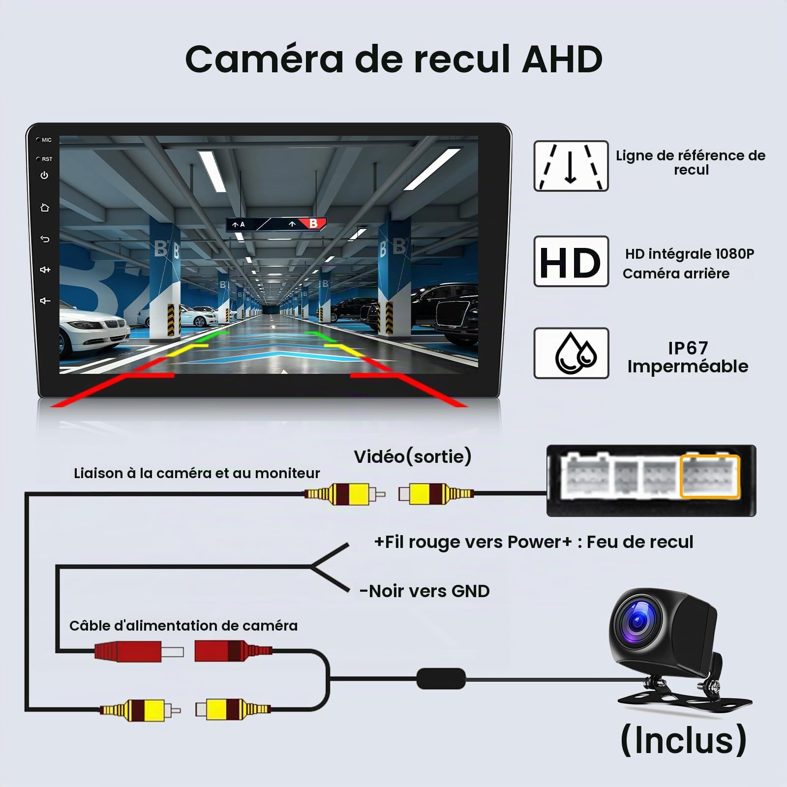 Autoradio pour Toyota Corolla Verso 2004-2009 avec CarPlay Android Auto