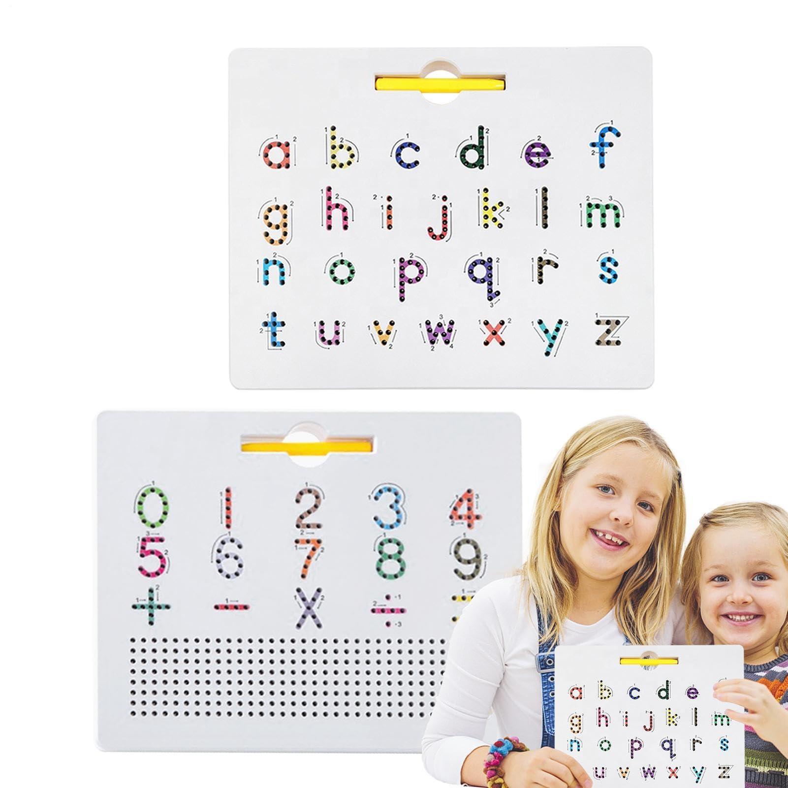 Tableau magnétique de l'alphabet - Kit d'apprentissage double