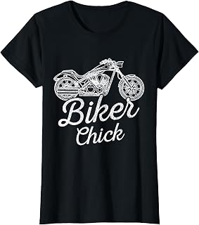 Biker Girl Chick Motorcycle Vintage Biker Woman T-Shirt