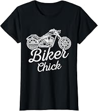 Biker Girl Chick Motorcycle Vintage Biker Woman T-Shirt