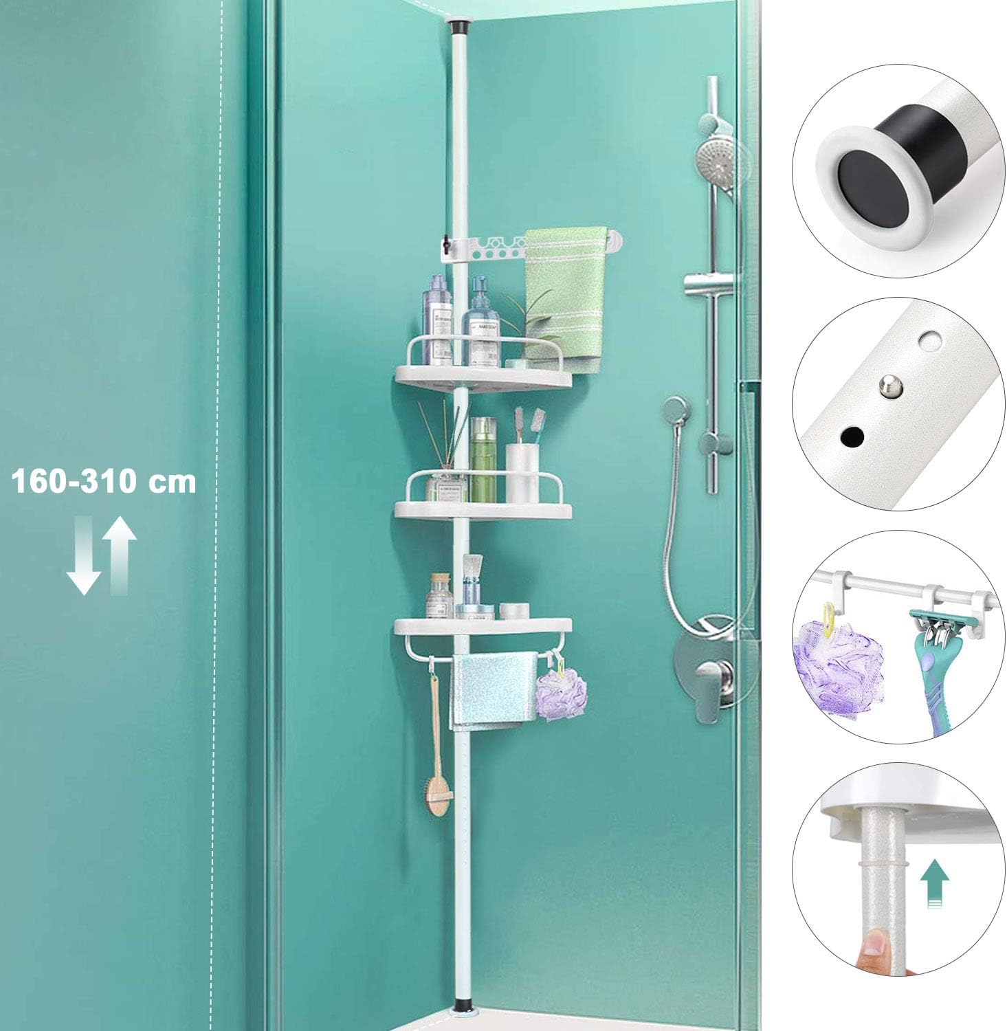 palo di tensione per doccia