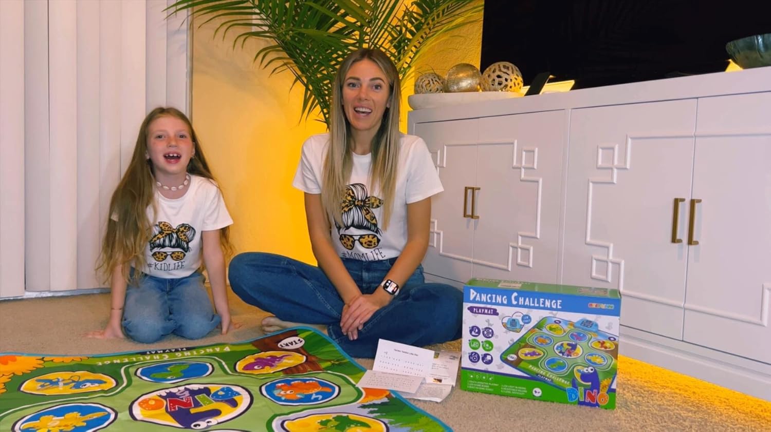 Dance Mat, Electronic Musical Dancing Toys for 3-10 Year Old Girls, Dinosaur Touch Floor Mat Toy w/ 5 Game Modes, Built-in AV Music - Christmas Birthday Gifts for 3 4 5 6 7 8-10 Years Old Girls : Toys & Games