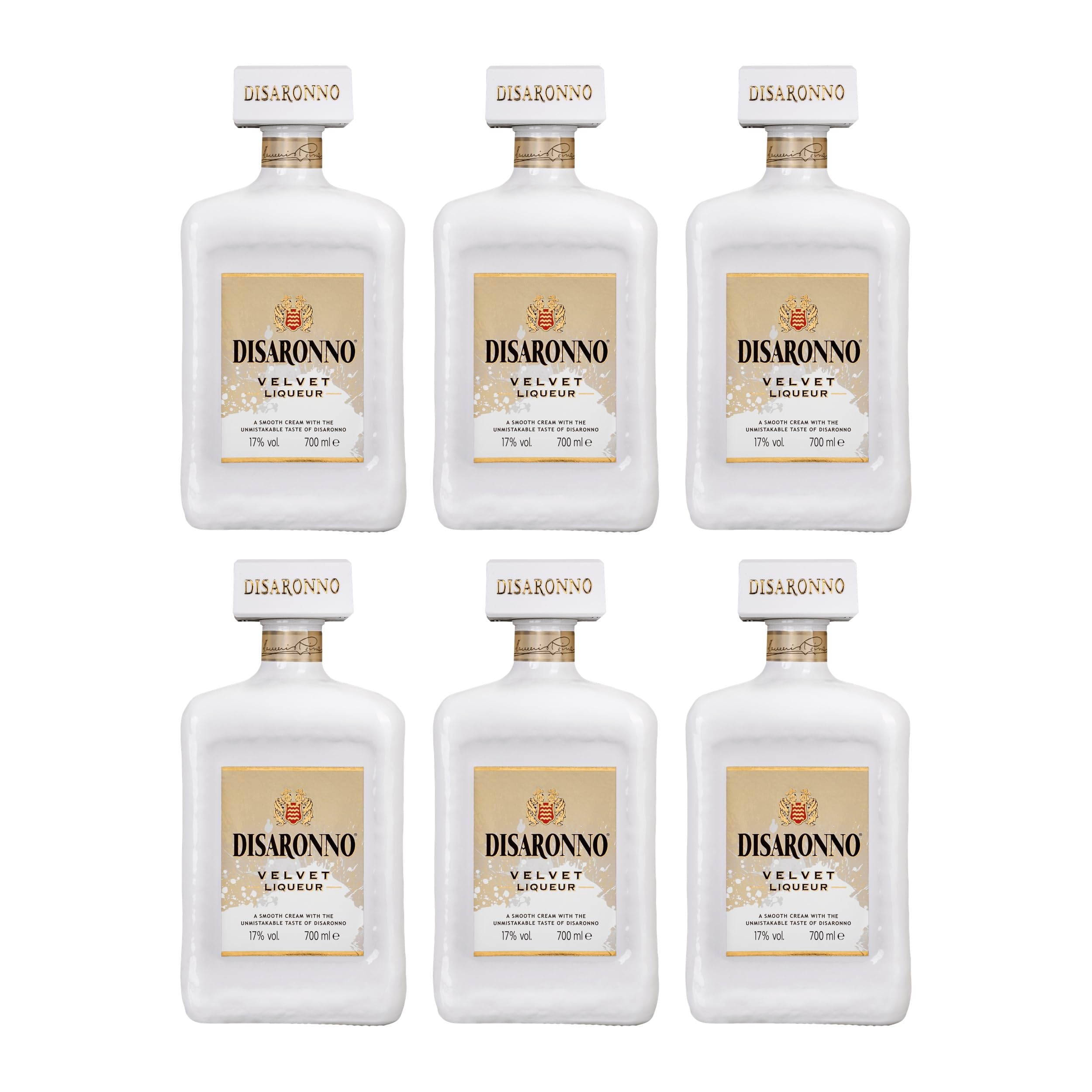 Illva Saronno Disaronno Velvet Likore süss Italien inkl. FeinWert E-Book (6 x 0.7 l)