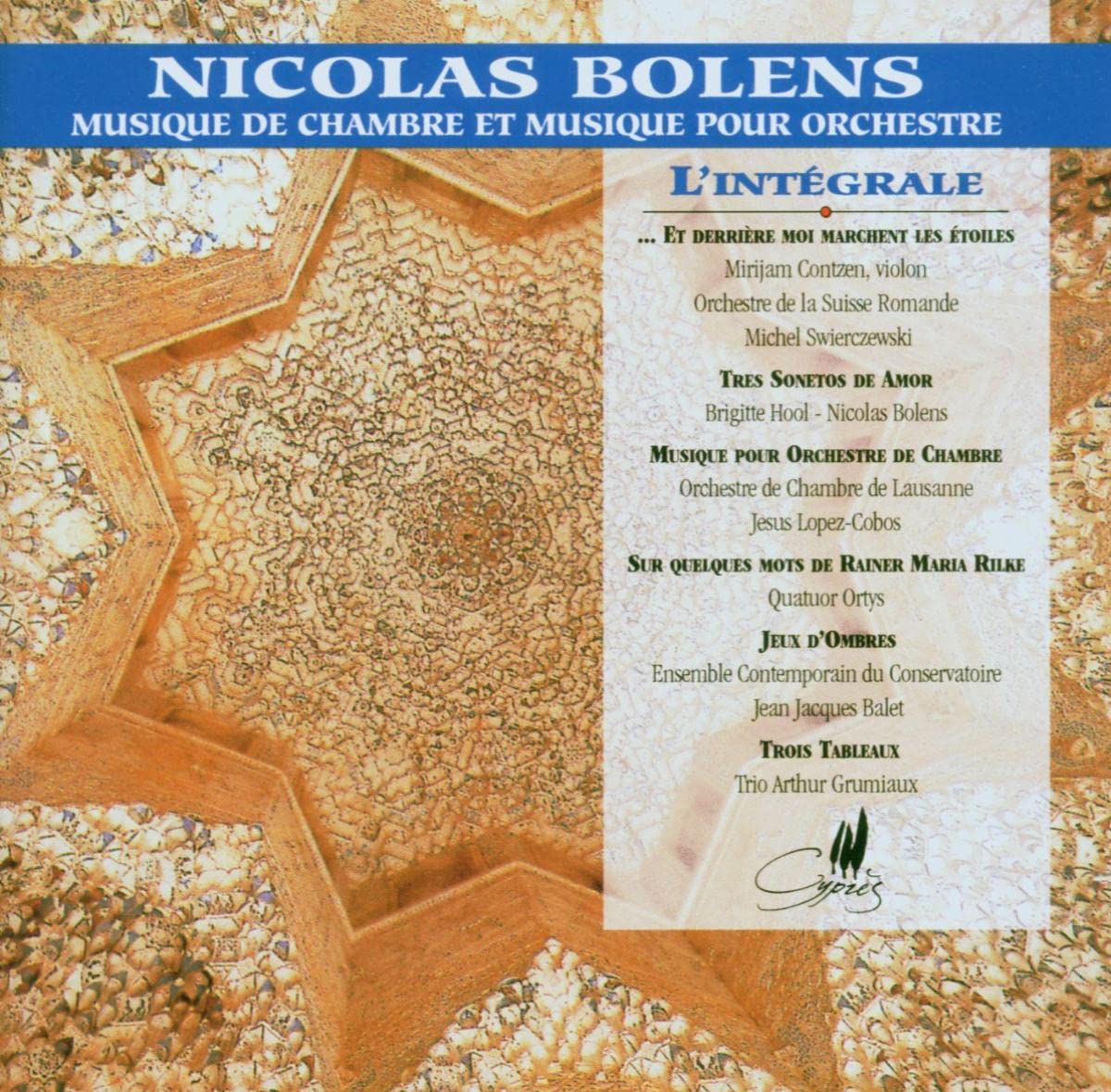 Bolens: Chamber and Orchestral Works