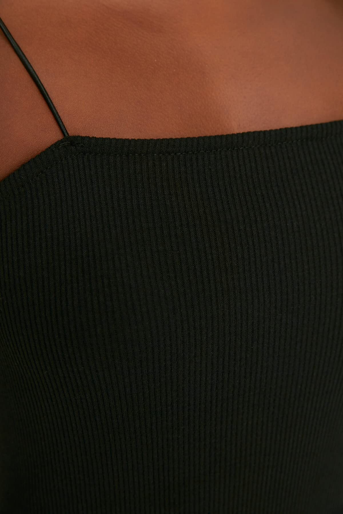 Trendyol Sukienka Kobiety Border Bodycon Mini Sukienka Z Dzianiny