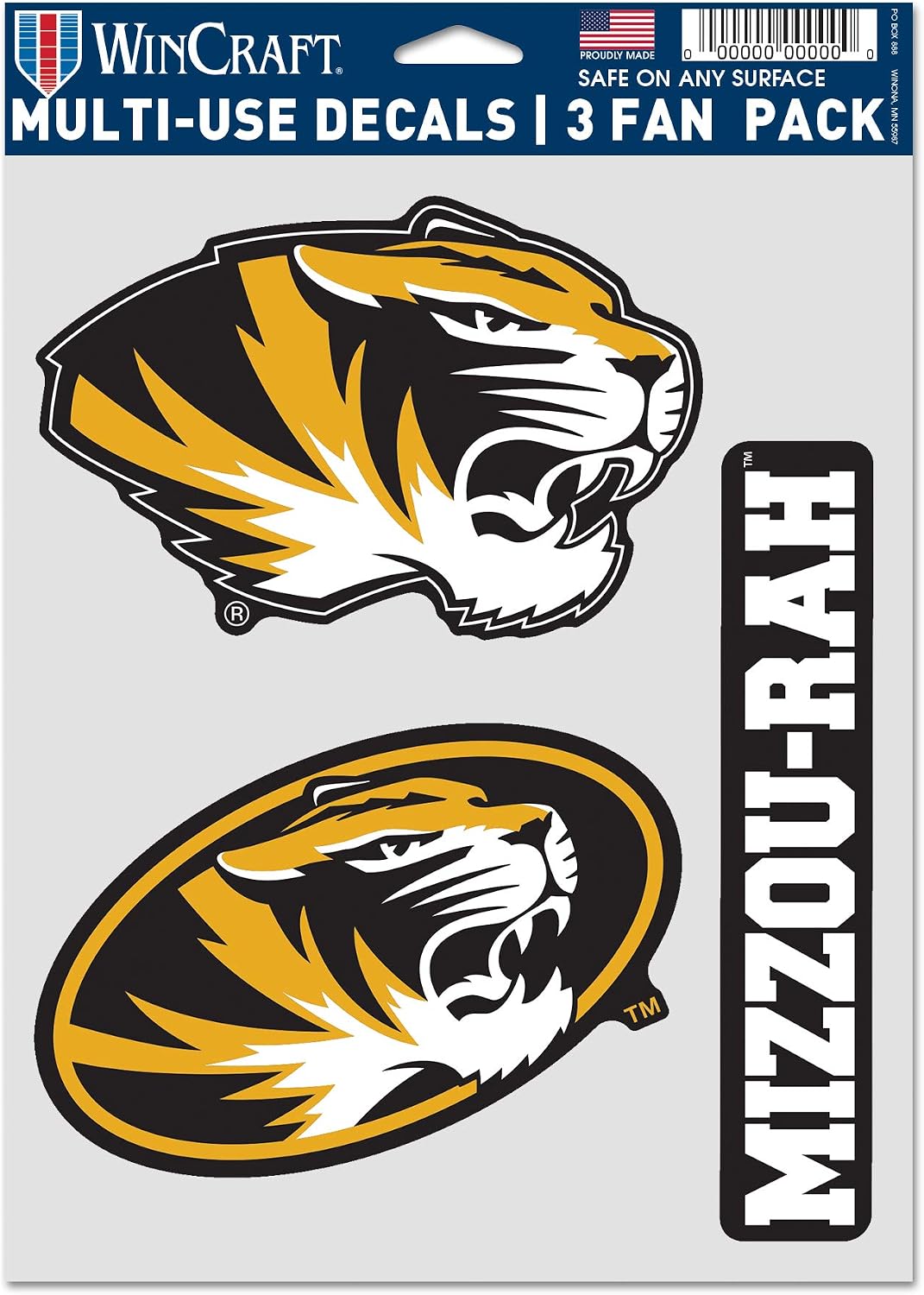 Mizzou Cold Color Code Amazon.com: WinCraft NCAA University Missouri Tigers Mizzou Multi-Use ...