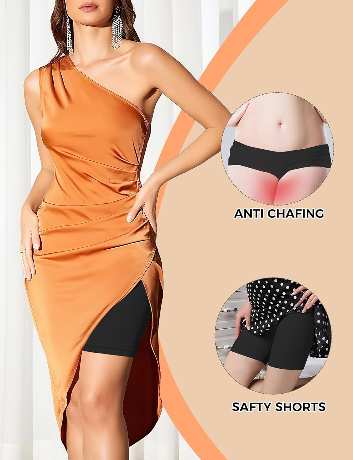 Slip Shorts for Women Under Dresses, Seamless Anti Chafing Summer Biker Shorts - Image 7