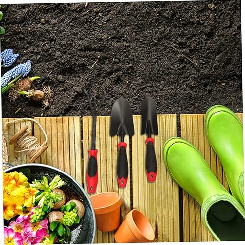 Miniatura 5 de DOITOOL 1 Herramientas de hardware de jardín Paletas de jardinería Herramientas de mano al aire libre Pequeño rastrillo de jardín rastrillos de