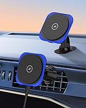 15W MagSafe Car Mount Charger,Magnetic Wireless Car Charger,Air Vent Dashboard Phone Holder Mount for iPhone 17 16 15 14 13 12 Pro/Pro Max/Air/Plus,Samsung S25/S24,Fast Charging,Car Accessories