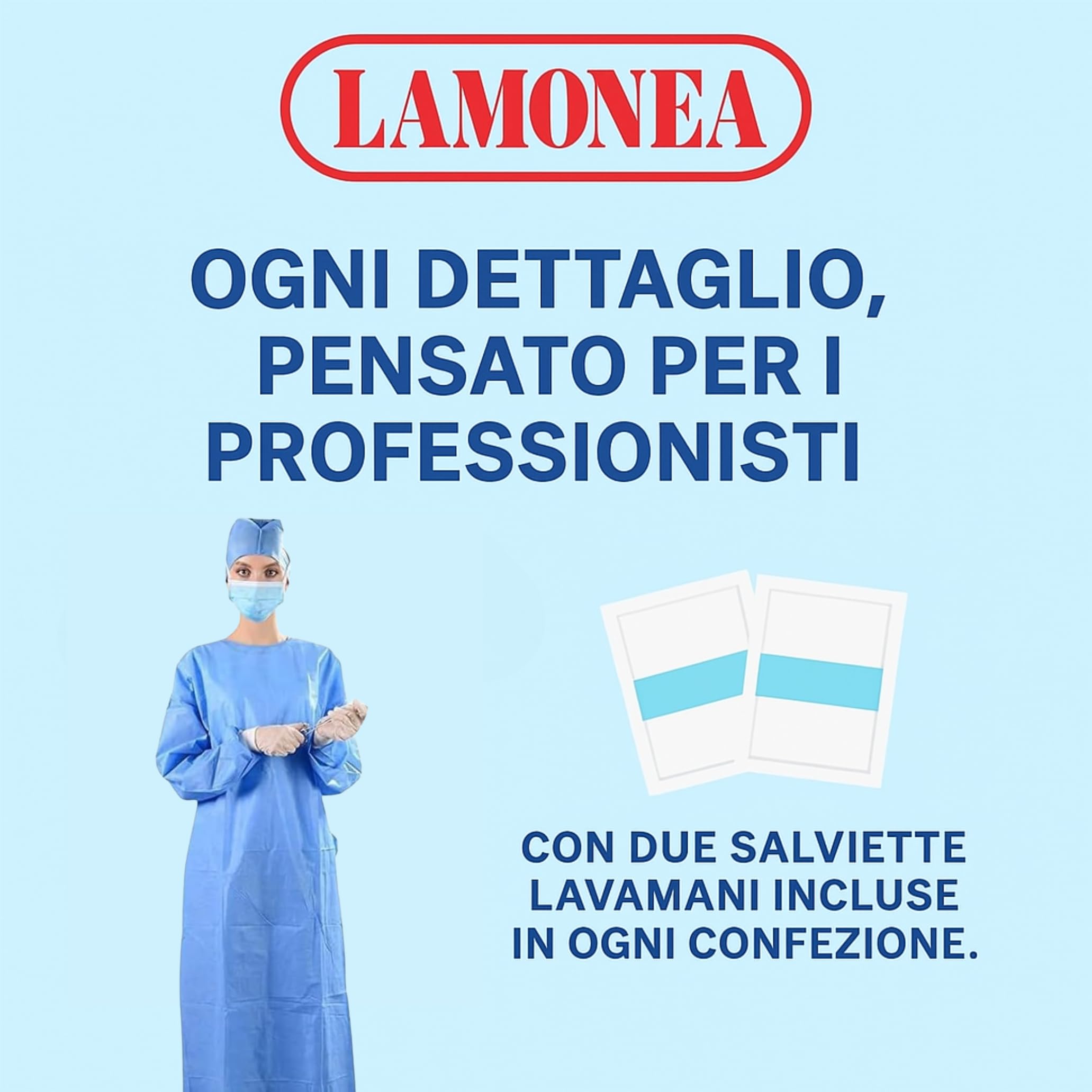 30 batas estériles quirúrgicas estándar azules con certificado CE - Bata desechable, transpirable, máxima protección - 2 toallitas lavamanos incluidas - Varios tamaños (XL) - FGSG-SM40XL